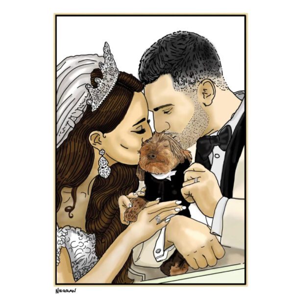 Digital Wedding Portrait